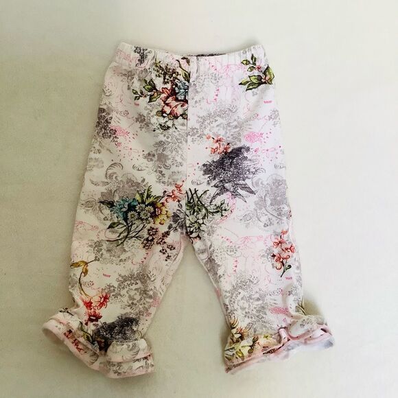 Christian Lacroix Floral pant set nwot Petit Bateau Top 3 Months Designer - Picture 2 of 10